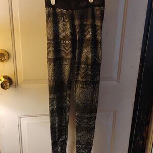 Nike Black and White Patterned Women's Leggings